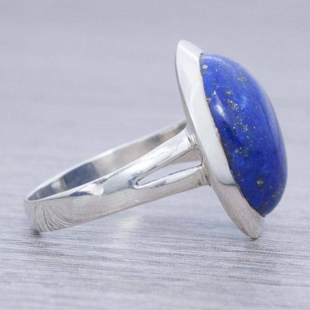 Anillo lapislázuli Plata de Ley 925