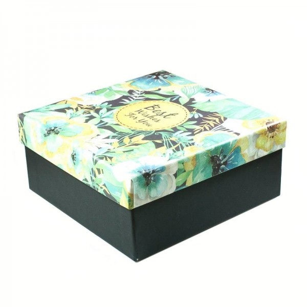 Caja cuadrada Best Wishes Jungle