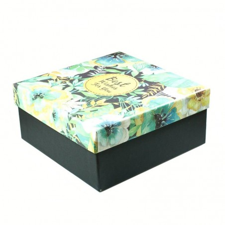 Caja cuadrada Best Wishes Jungle