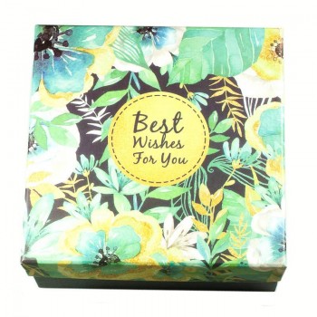 Caja cuadrada Best Wishes Jungle