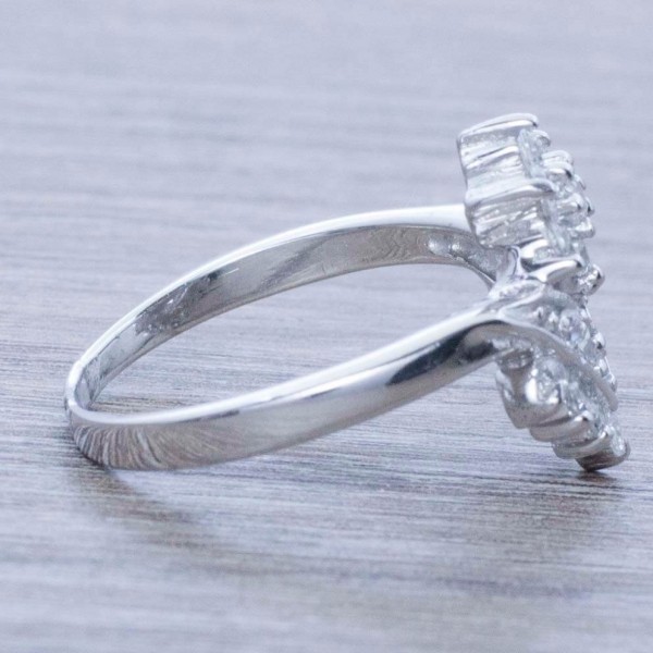 Anillo flor y racimo Plata de Ley 925