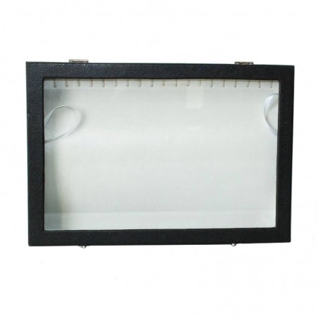 Expositor para pulseras con tapa y cierres