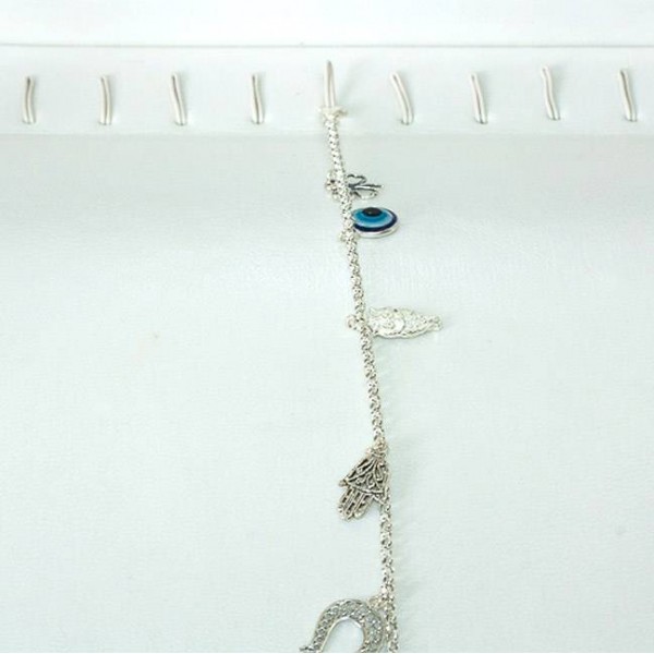 Expositor para pulseras con tapa y cierres