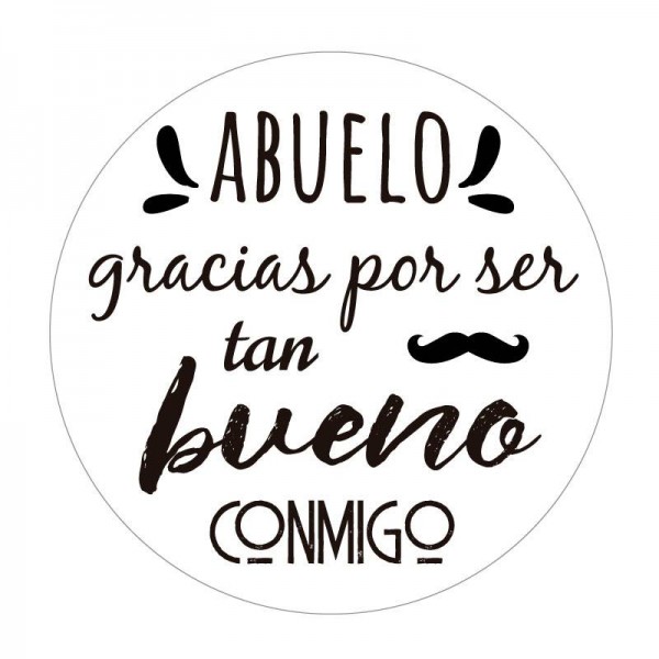 Llavero acero inoxidable regalo abuelo