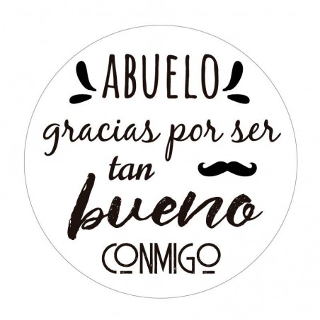 Llavero acero inoxidable regalo abuelo