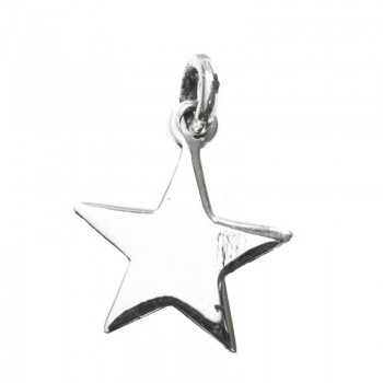 Colgante estrella con arandela Plata de Ley 925