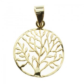 Colgante árbol de la vida calado fino Plata de Ley 925 2
