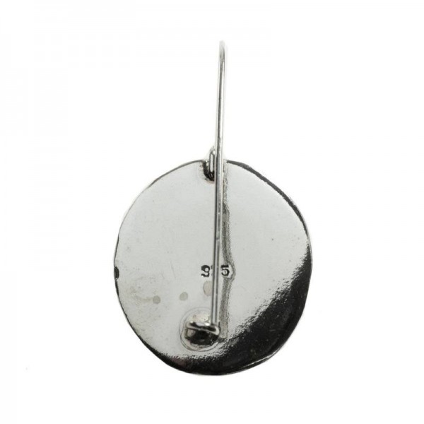 Pendientes gran ónix estilo maya Plata de Ley 925