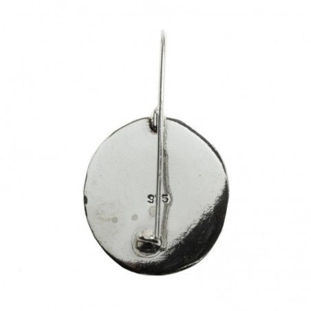 Pendientes gran ónix estilo maya Plata de Ley 925