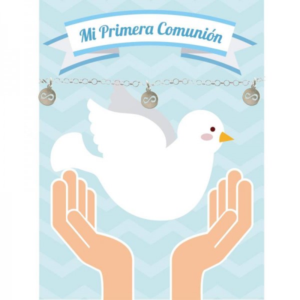 Pulsera abalorios infinito Primera Comunión