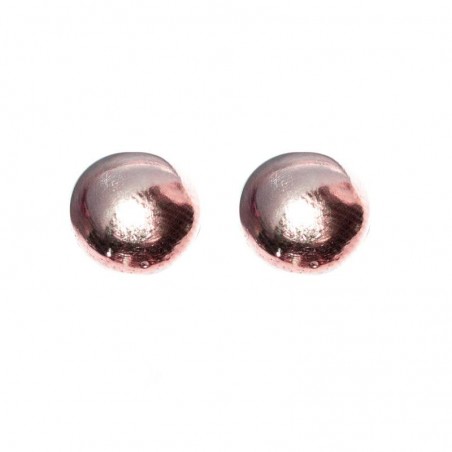 Pendientes redondos bañados en Oro