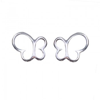 Pendientes mariposa Plata de Ley 925 bañados en Oro