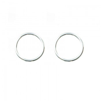 Pendientes círculo minimalista