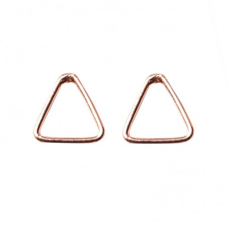 Pendientes triángulo minimalista