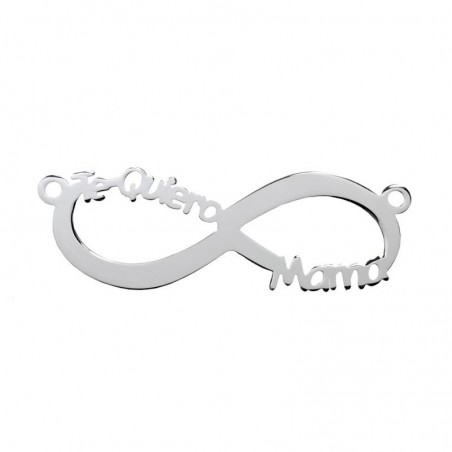 Entrepieza Infinito Te Quiero Mamá Plata de Ley 925