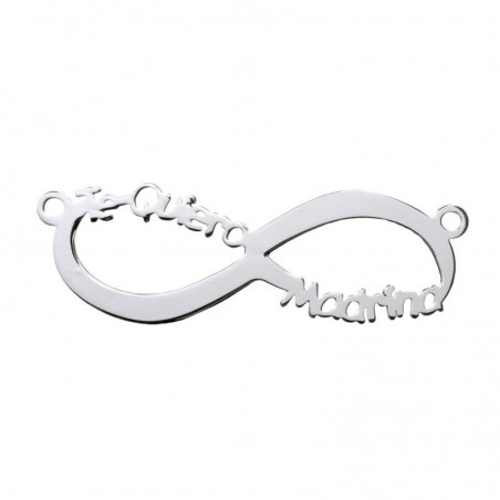 Entrepieza Infinito Te Quiero Madrina Plata de Ley 925