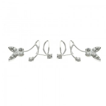 Pendientes mariposa para cartílago Plata de Ley