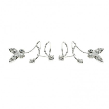 Pendientes mariposa para cartílago Plata de Ley