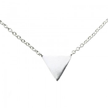 Collar triángulo Plata de Ley 925