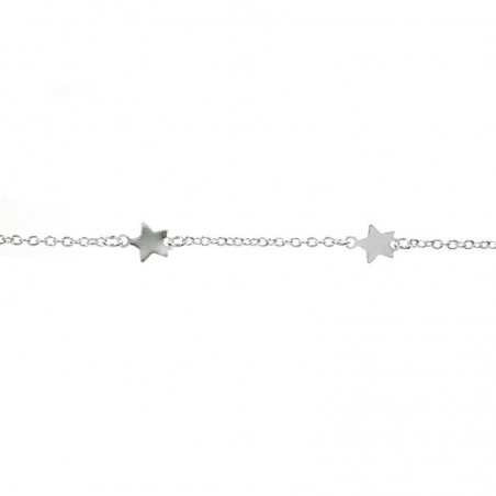 Pulsera estrellitas Plata de Ley 925