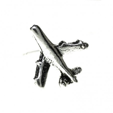 Pendientes avión Plata de Ley 925