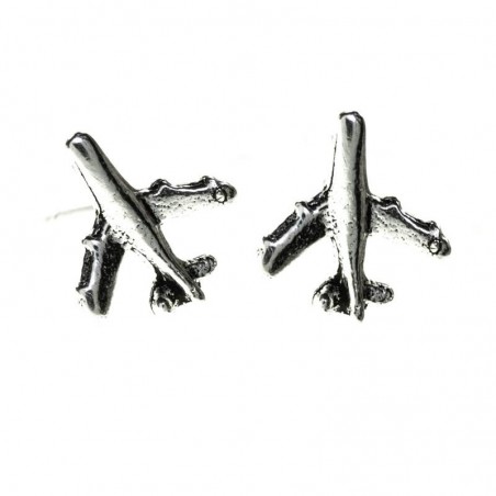 Pendientes avión Plata de Ley 925