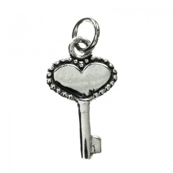 Colgante llave oxidada Plata de Ley 925