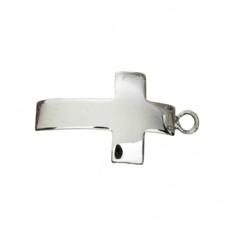 Colgante cruz bombé Plata de Ley 925
