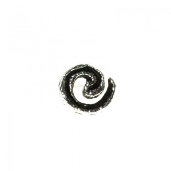 10 Piercing nariz aro externo mini Plata de Ley 925