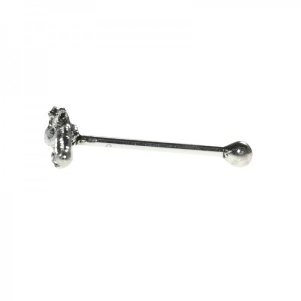 10 Piercing nariz Salamandra Plata de Ley 925