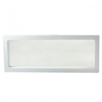 Expositor transparente rectangular para muestras