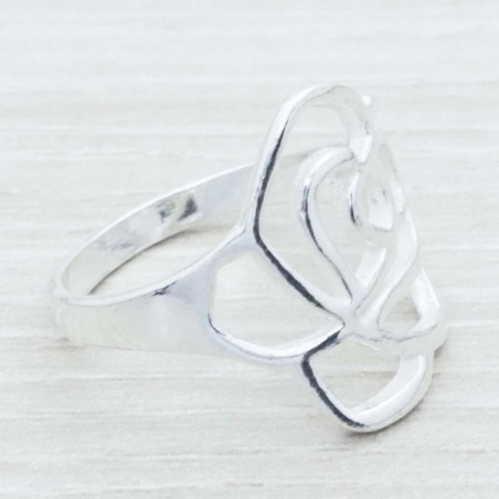 Anillo rosa Plata de Ley 925