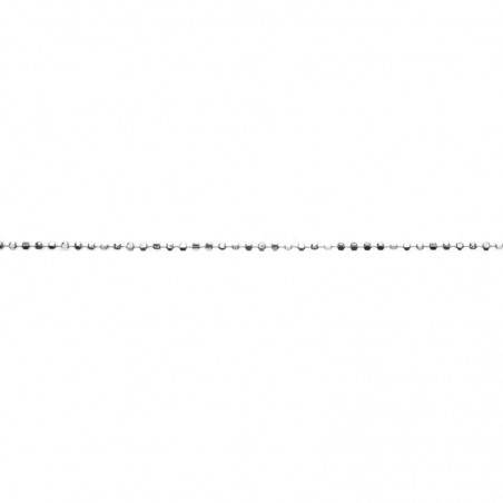 Tobillera ajustable bolitas Plata de Ley 925