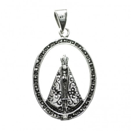 Medalla calada Virgen de la Cabeza Plata de Ley - Karissma