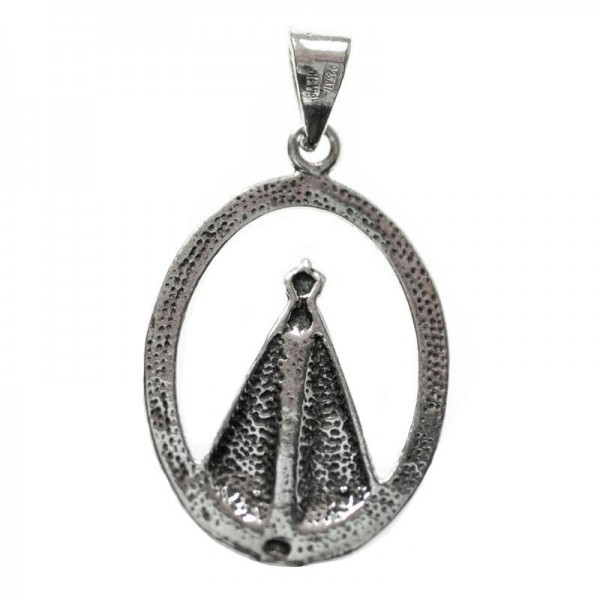 Medalla calada Virgen de la Cabeza Plata de Ley - Karissma