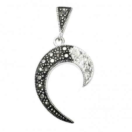 Pendientes con marquesita y circonita Plata de Ley 925