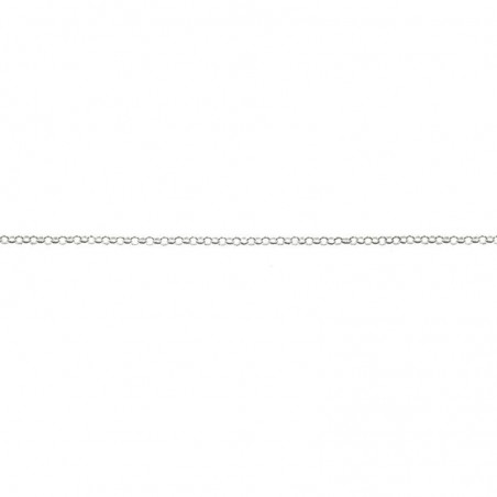 Cadena Roló 1.3 mm Plata de Ley