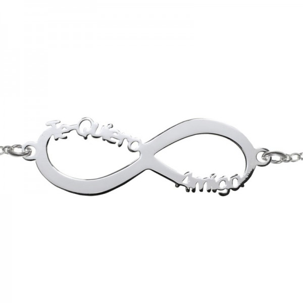 Pulsera Infinito Te Quiero amiga para regalar en Navidad