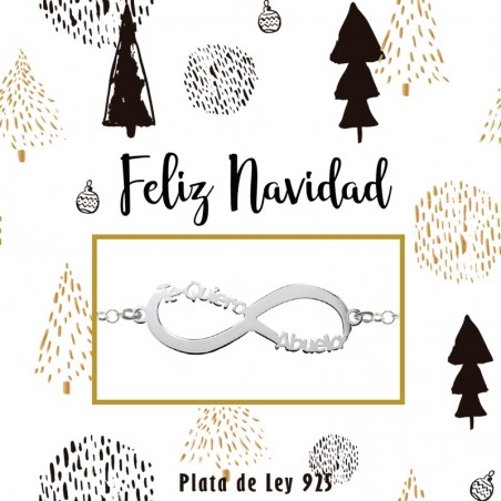 Pulsera Infinito Te Quiero abuela para regalar en Navidad