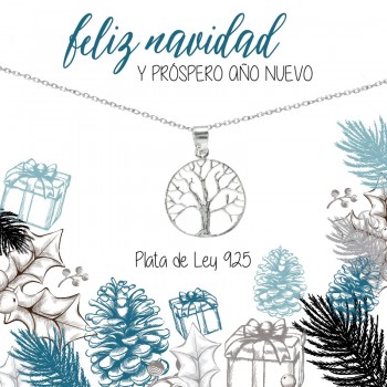 Colgante árbol de la vida regalo de Navidad