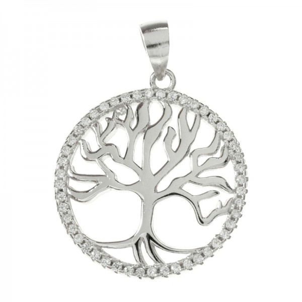 Colgante árbol de la vida con circonitas para regalar en Navidad