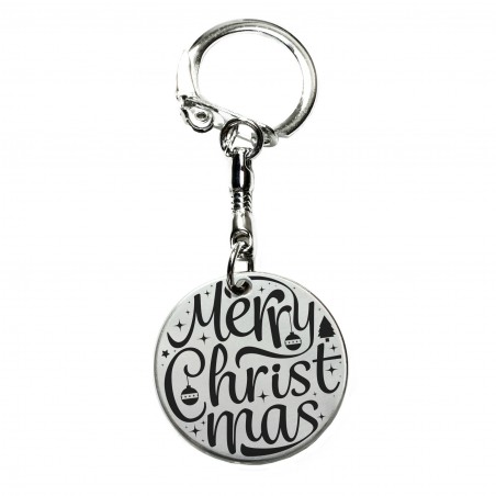Llavero regalo de Navidad estilo vintage