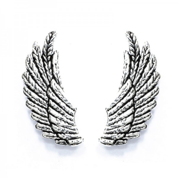 Pendientes alas de ángel Plata de Ley