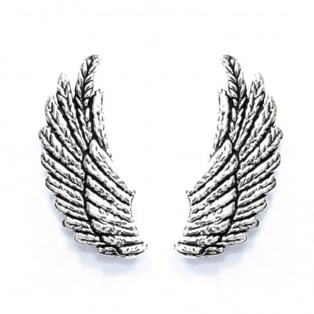 Pendientes alas de ángel Plata de Ley
