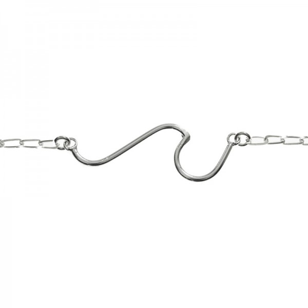 Conjunto ola minimalista Plata de Ley