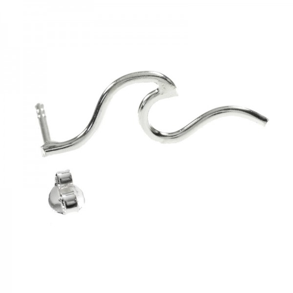 Conjunto ola minimalista Plata de Ley