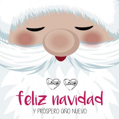 Pendientes Love mini corazón Plata de Ley