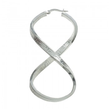 Pendientes infinito greca Plata de Ley 2