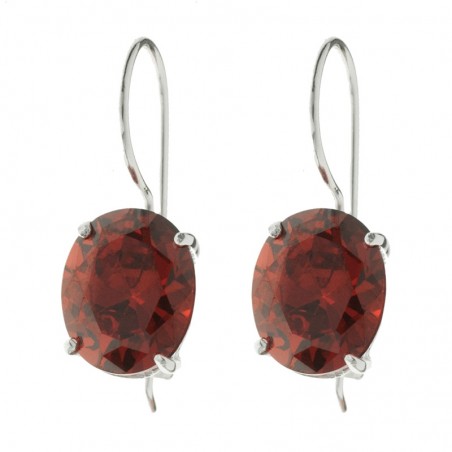 Pendientes Red Vintage Plata de Ley