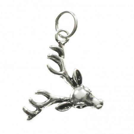 Colgante ciervo Plata de Ley 925